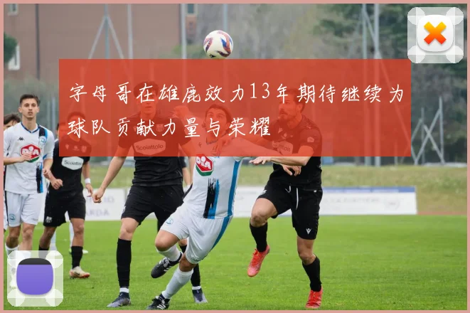 字母哥在雄鹿效力13年期待继续为球队贡献力量与荣耀